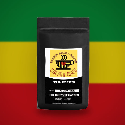 Ethiopia Natural coffee bag