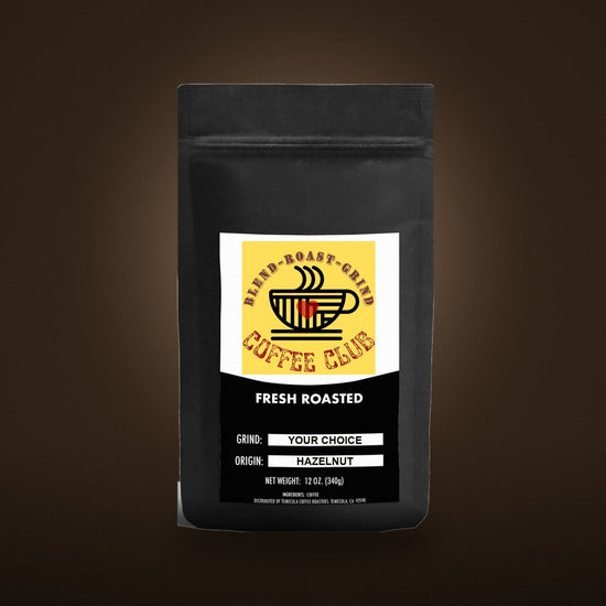 Hazelnut coffee bag
